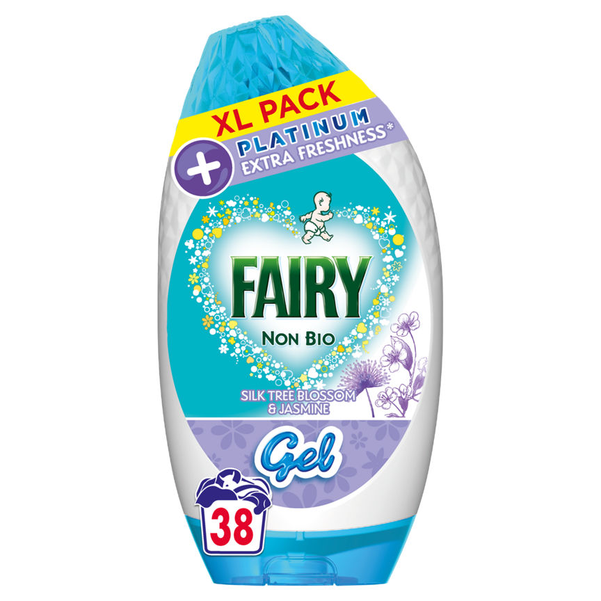 Fairy Non Bio Washing Liquid Gel 38 Washes GOODS ASDA   