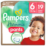 Pampers Harmonie Nappy Pants Size 6, 19 Nappies, 15kg+ GOODS ASDA   