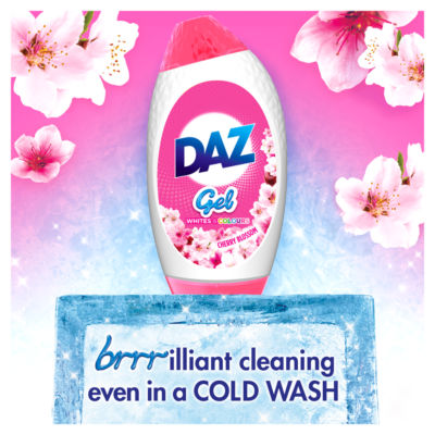 Daz Cherry Blossom laundry detergent gel 1.4L, imported from the UK