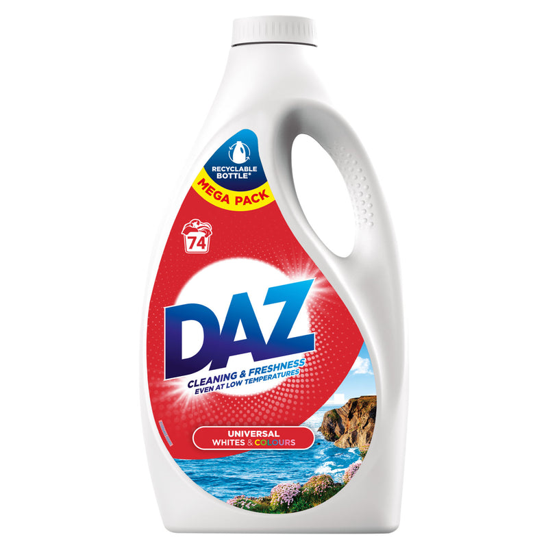 Daz laundry detergent Universal Whites & Colours 2.442L (British brand)