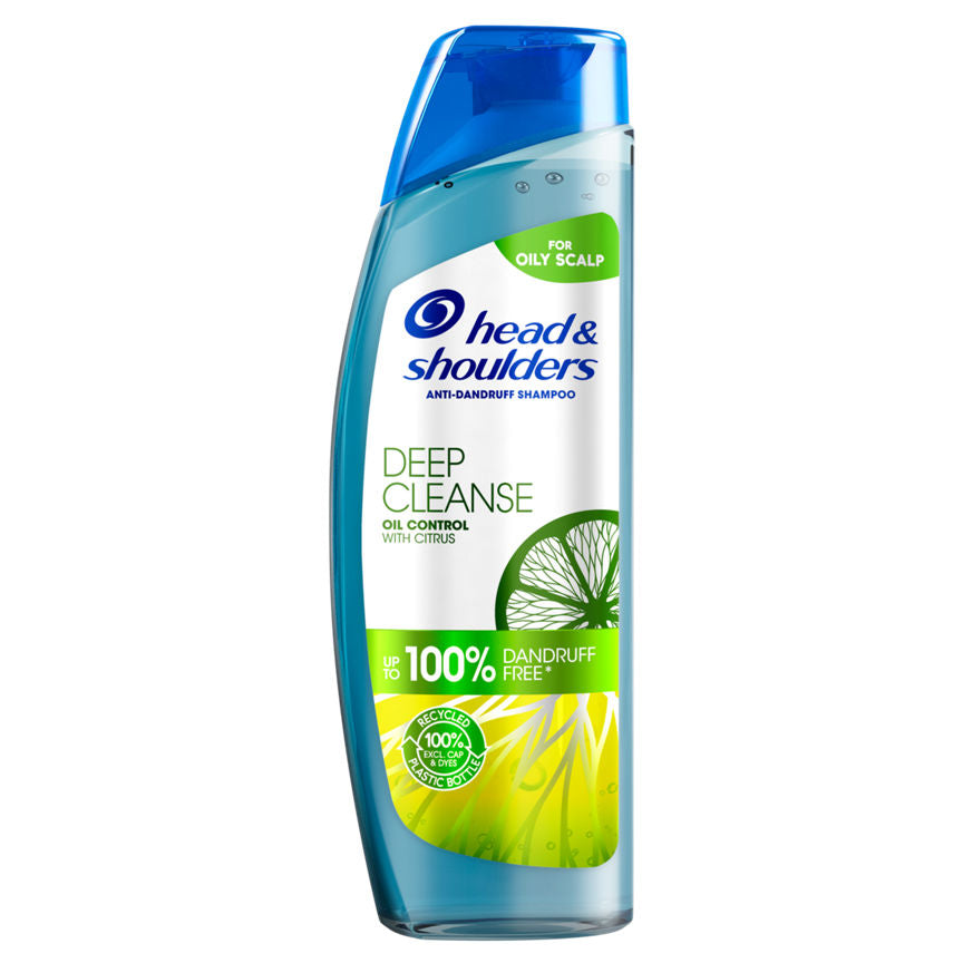 Head & Shoulders Deep Cleanse Oil Control Anti-Dandruff Shampoo - 300ml GOODS ASDA   