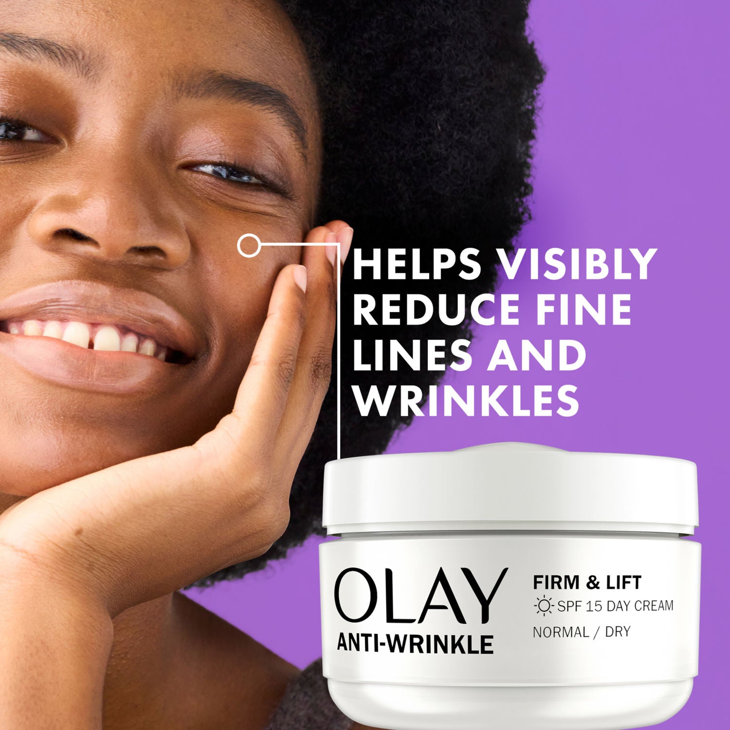 Olay Anti-Wrinkle Firm & Lift Day Cream SPF15 50ml, imported from the UK