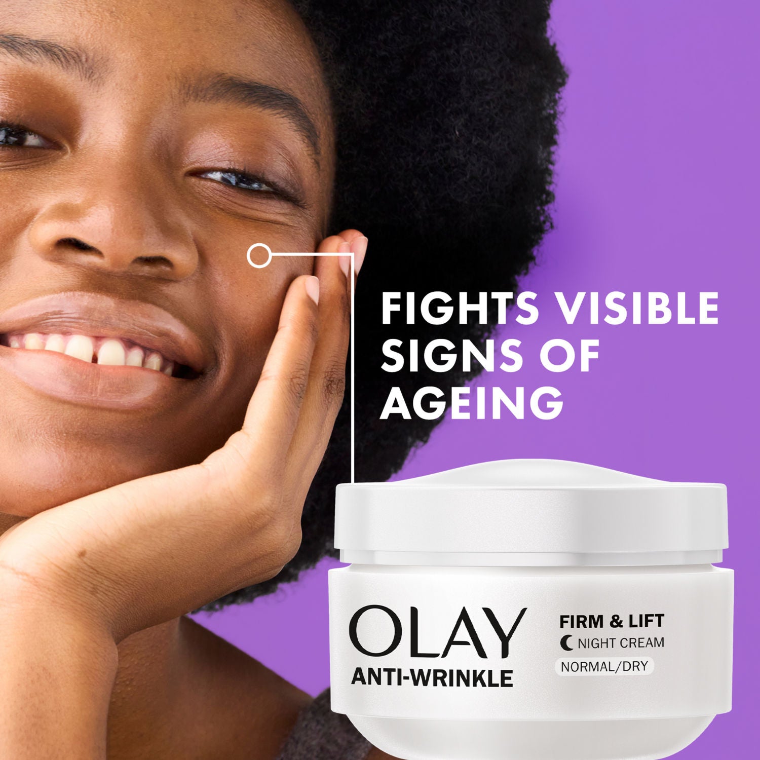 Olay anti-wrinkle firm & lift night cream 50ml, imported from the UK