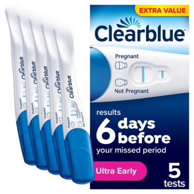 ASDA Clearblue Ultra Early Pregnancy Test (5 Tests)- Buy online at McGrocer