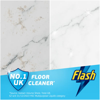 Flash multipurpose floor liquid cleaner Crisp Lemon 1L, UK version