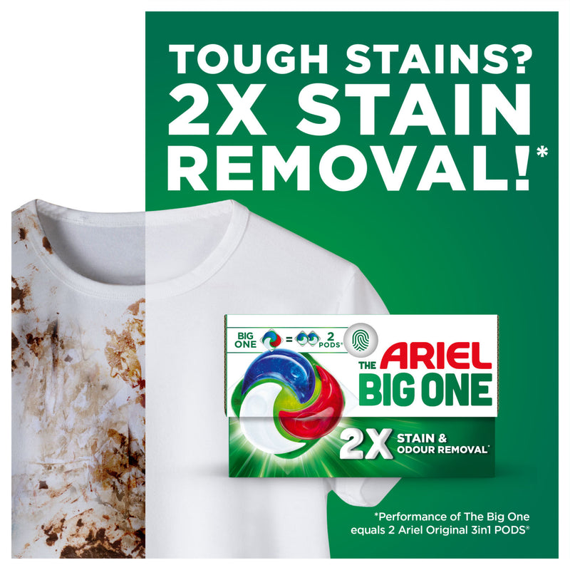 Ariel Big One Pods Original 21 count washing capsules - British product