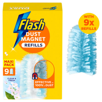 ASDA Flash Dust Magnet Duster Scented Refills 9ct- Buy online at McGrocer
