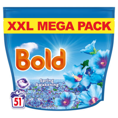 Bold washing capsules Spring Awakening 51 washes, UK version