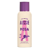 Aussie Mighty Mega Shampoo 100ml. Gently Cleansing Shampoo for Soft and Shiny Hair