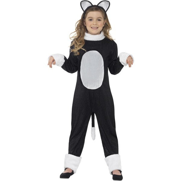 Smiffys Cool Cat Costume black, imported from the UK