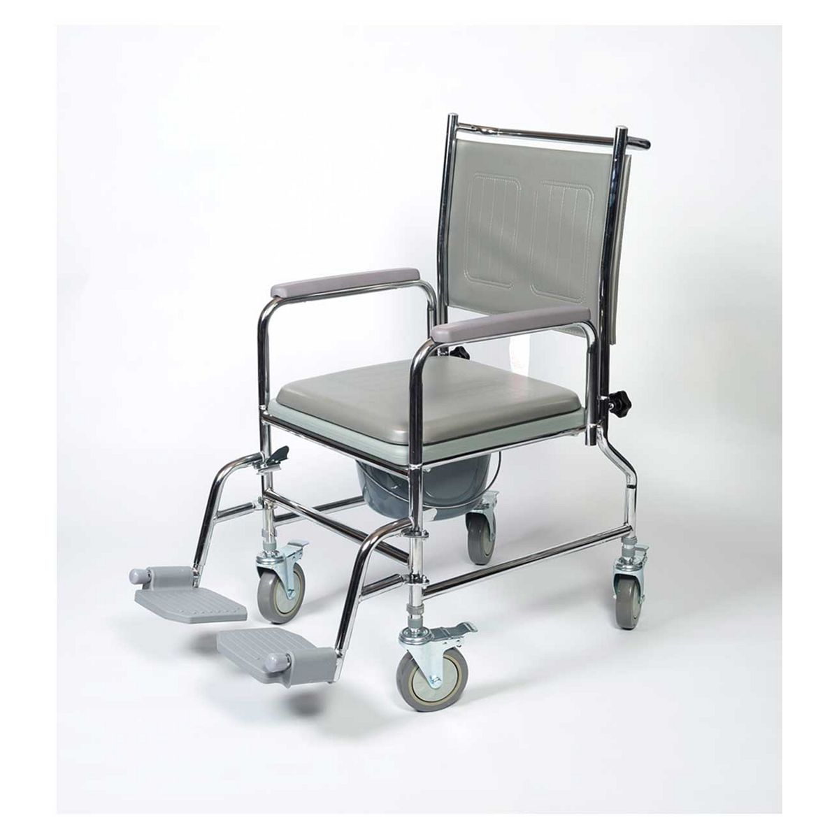 WheelAble Folding Shower Commode Chair  GOODS Boots   