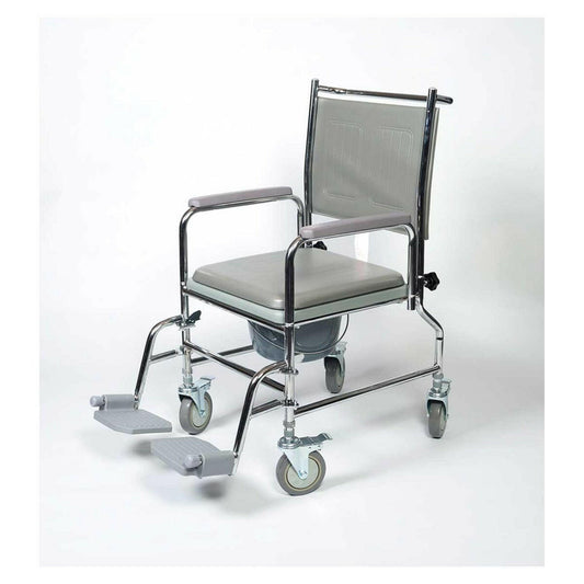 WheelAble Folding Shower Commode Chair 