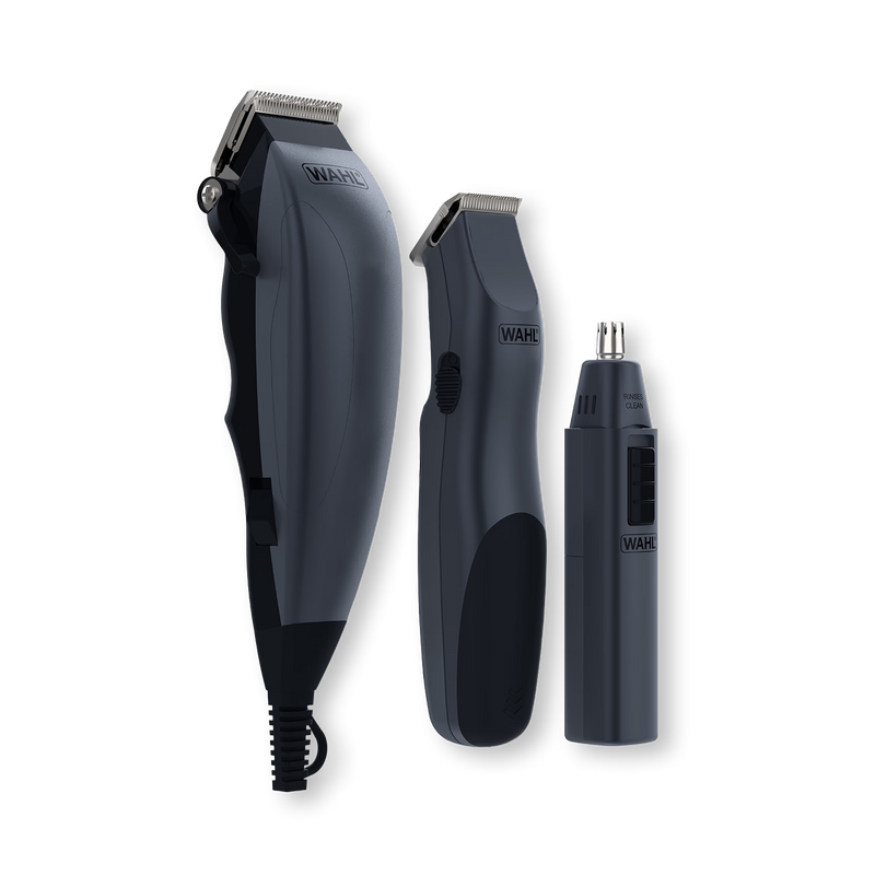Wahl Grooming Gift Set with clipper and trimmers, imported from the UK