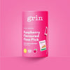 Grin floss picks Raspberry 80pk Canister, UK version