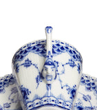 Royal Copenhagen Blue Fluted teacup and saucer, imported from the UK