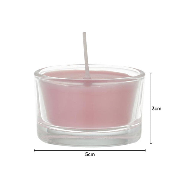 Livingandhome 6-piece scented candle set pink (British brand)