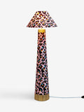 Eleanor Bowmer pink leopard print floor lamp, UK version