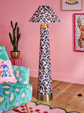 Eleanor Bowmer pink leopard print floor lamp, UK version