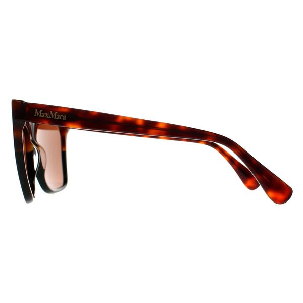 Max Mara MM0008 Logo2 brown sunglasses, imported from the UK