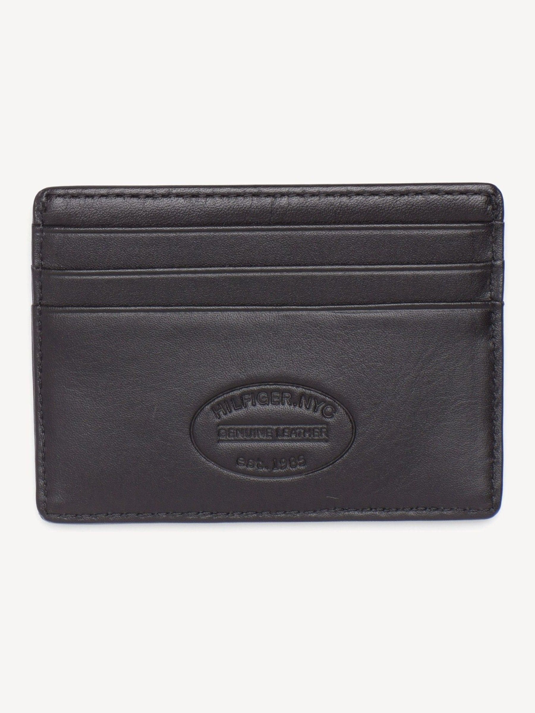 Tommy Hilfiger Svart Eton kortholder, UK-versjon