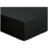 Habitat Easycare Plain Black Fitted Sheet - Kingsize