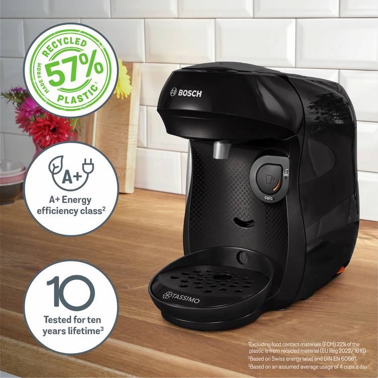 Tassimo Bosch coffee machine black (British brand)