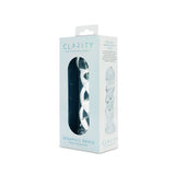 Clarity Seraphic Braid glass dildo 145mm - British product