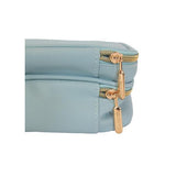 Danielle Creations double zip blue vanity case (British brand)
