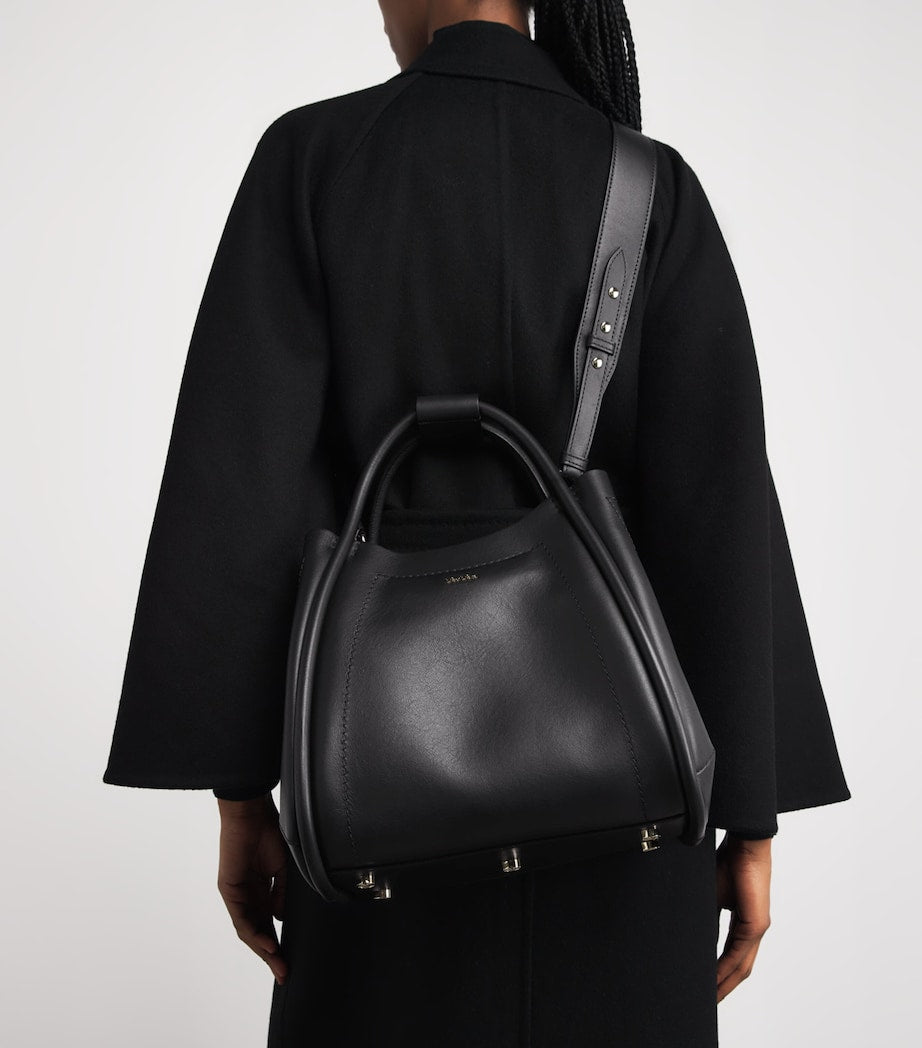 Max Mara Marine top-handle bag in calf leather - British product