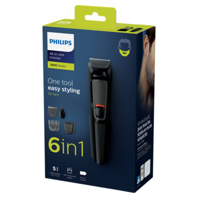 Philips Series 3000 6-in-1 All-In-One Electric Trimmer, imported from the UK