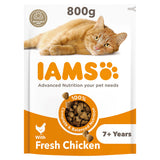 Iams for Vitality Fresh Chicken Dry Senior Cat Food GOODS ASDA   