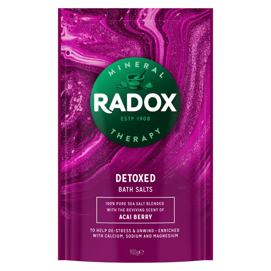 Radox Mineral Therapy Detoxed Bath Salts GOODS ASDA   