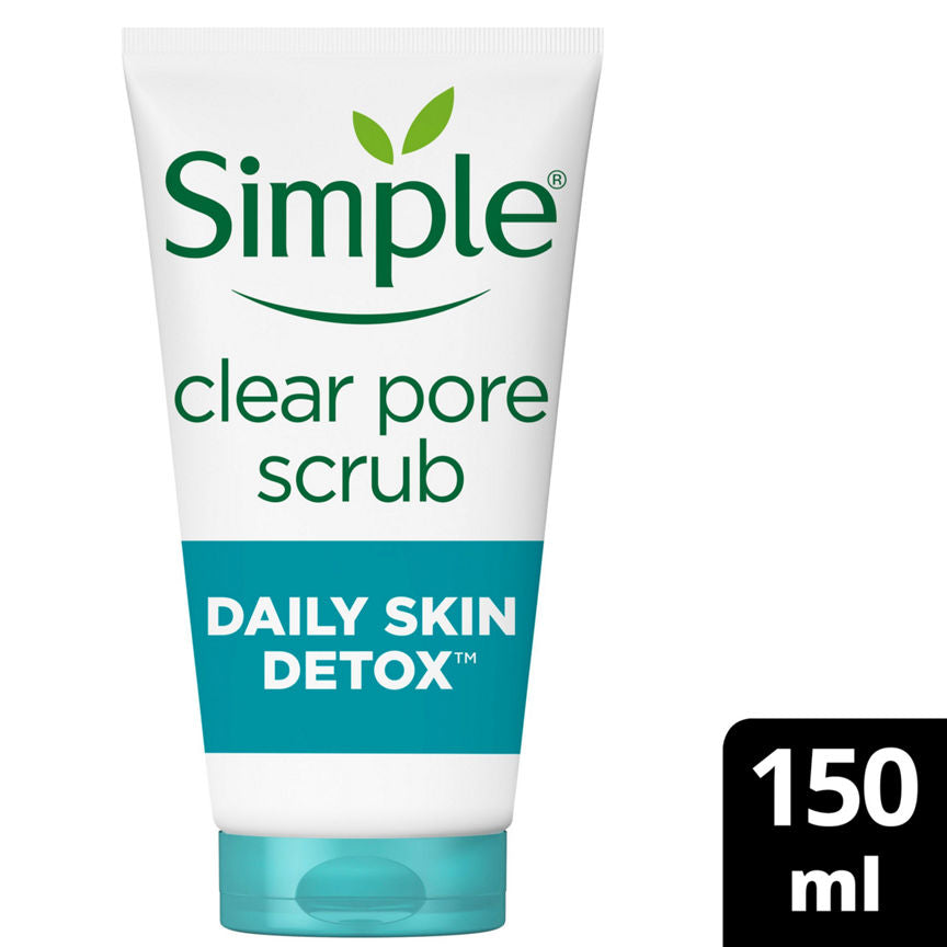 Simple Daily Skin Detox Clear Pore Scrub GOODS ASDA   