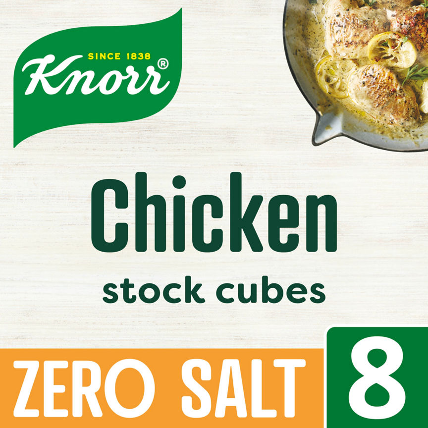 Knorr Zero Salt Stock Cubes Chicken GOODS ASDA   