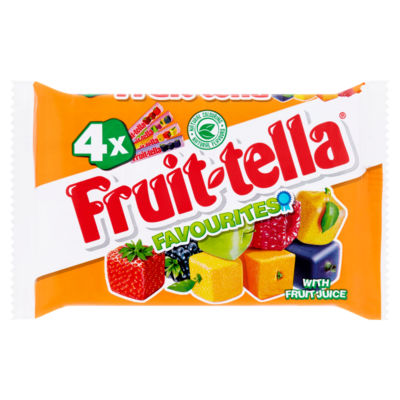Fruittella Favourites chewy sweets 4 x 41g (British brand)