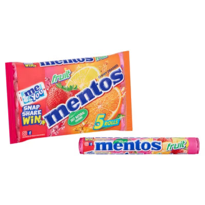 ASDA Mentos Frukt Seig Drageer 5 x 38g - Kjøp online hos McGrocer