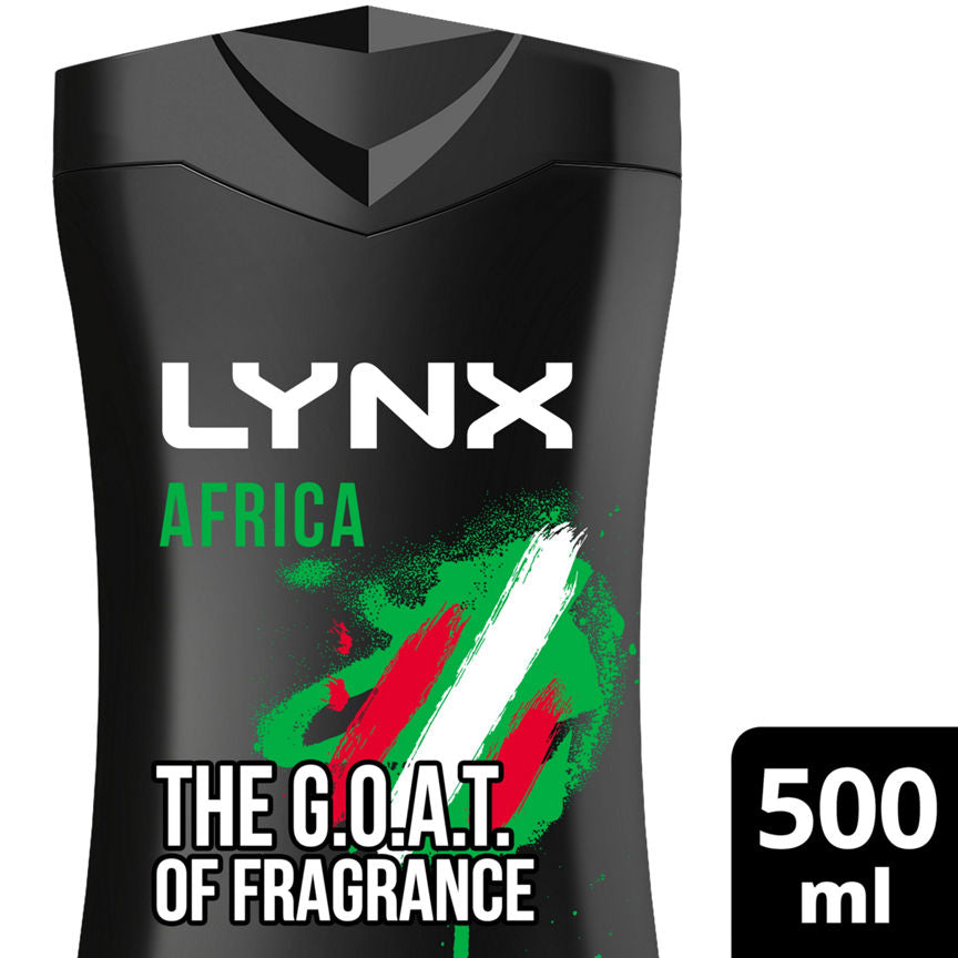 Lynx Shower Gel XXL Africa The G.O.A.T. Of Fragrance