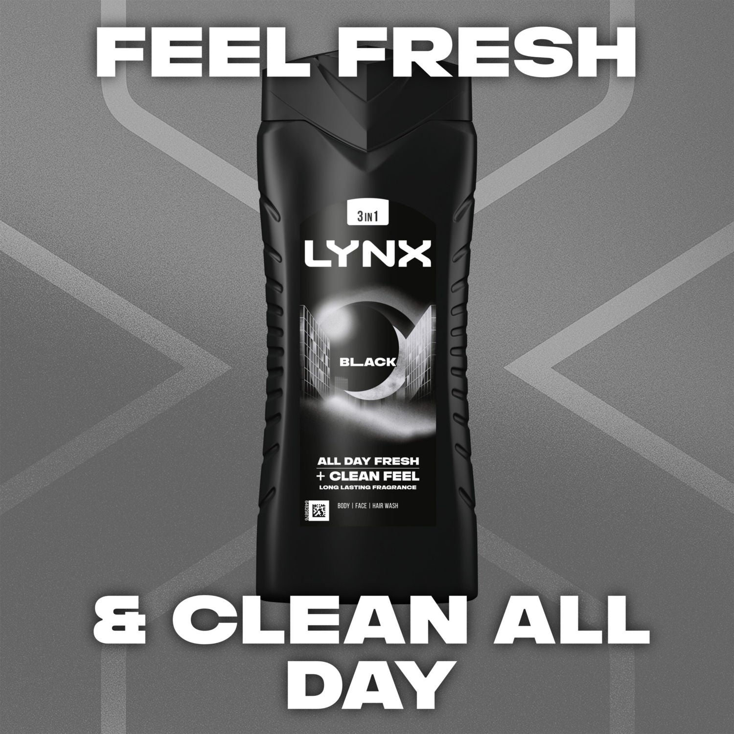 Lynx Black body wash 500 ml, UK version