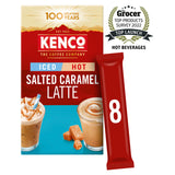 Kenco Iced Hot Salted Caramel Latte Sachets x8 GOODS ASDA   