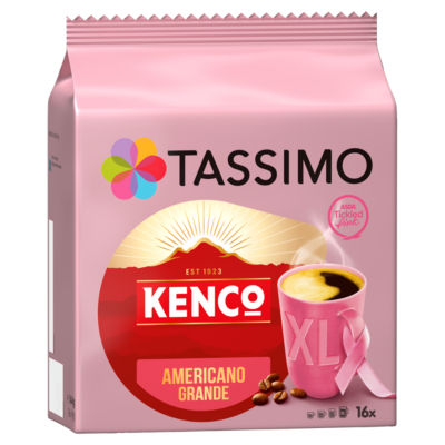 ASDA Kenco Americano Grande Tassimo Compatible Coffee 16 x 9g (144g)- Buy online at McGrocer