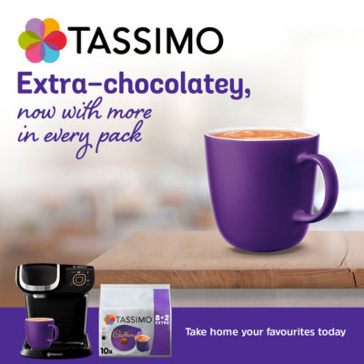 Tassimo Cadbury hot chocolate pods x10, imported from the UK