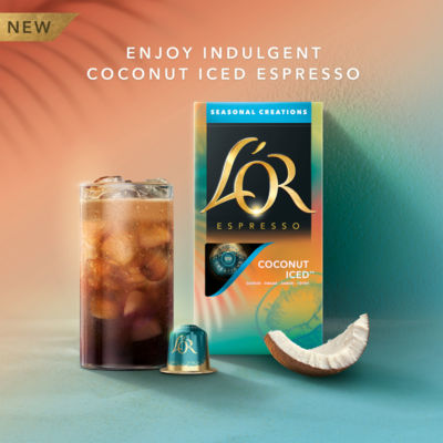 L'OR coconut iced coffee pods x10, UK version