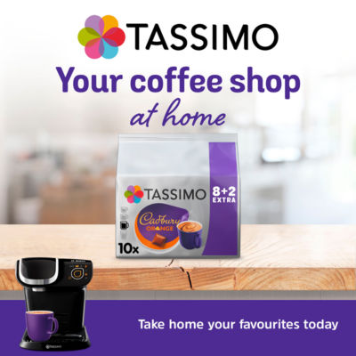 Tassimo Cadbury Orange hot chocolate pods 10 pack (British brand)
