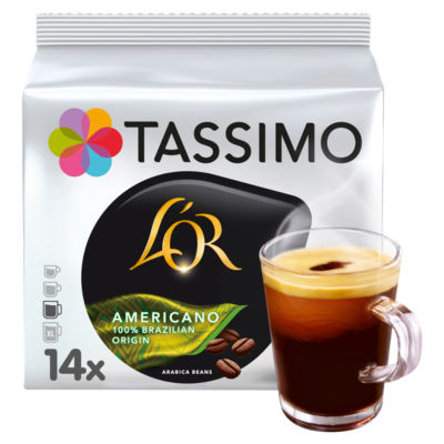 L'OR Americano coffee pods 14 pack - British product