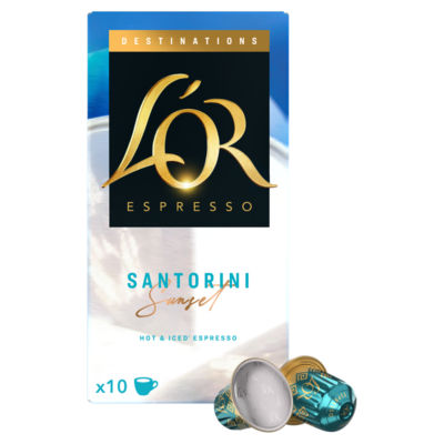 ASDA L'OR Espresso Destinations Santorini Coffee Pods Intensity 7 x10- Buy online at McGrocer