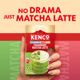 Kenco strawberry matcha latte sachets pack of 8, imported from the UK