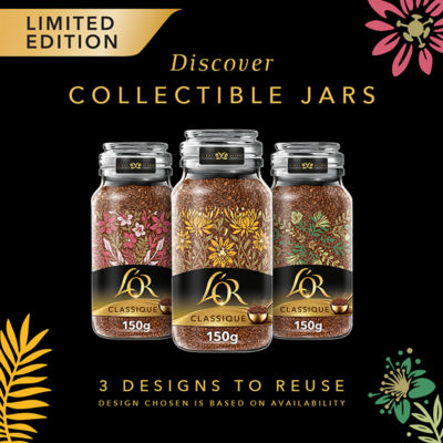 L'OR Classique instant coffee 150g jar (British brand)