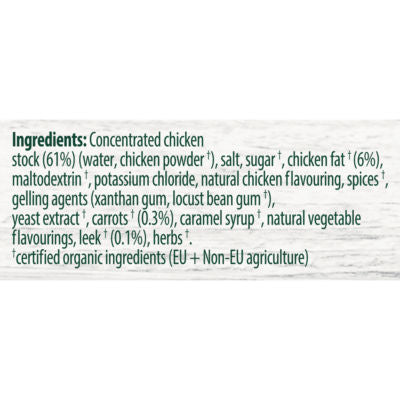 Knorr organic chicken stock pot 4 x 26g, UK version