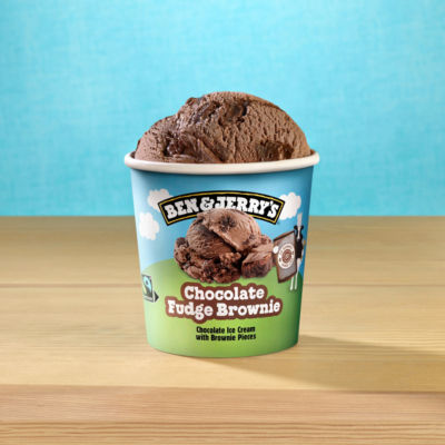 Ben & Jerry's chocolate fudge brownie ice cream 465ml - British product