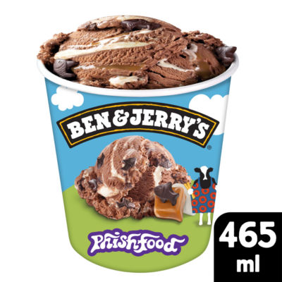 Ben Jerry's Phish Food Marshmallow & Sjokolade Iskrem 465ml